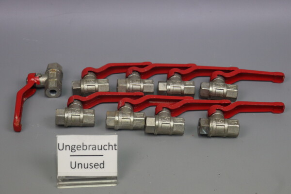 Kugelhahn PN40 1/4&quot; CW617N 9xSt&uuml;cke Unused