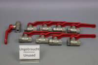 Kugelhahn PN40 1/4" CW617N 9xStücke Unused
