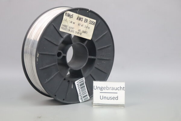 AlMg5 AWS ER 5356  Aluminiumschwei&szlig;draht 2Kg 1mm  Unused