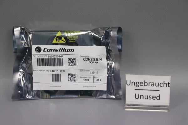 Consilium 5100025-04A Loop M X 510002504A Version:1.10.10 Unused Sealed