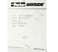 Allen Bradley MPL-A4530K-HJ22AA Servomotor + Parker Bayside PS-115-030-L-U Used