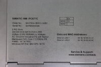 Siemens SIMATIC HMI IPC677C Panel A5E02713398 A02 6AV7894-0BH10-1AB0 Used Tested