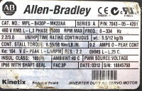 Allen Bradley MPL-B430P-MK22AA 2,4kW Servomotor used