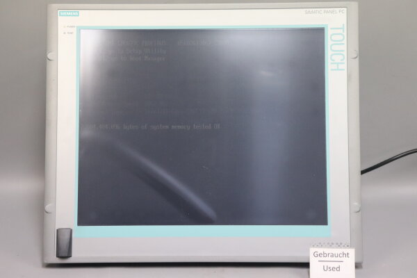 Siemens HMI IPC677C Panel 6AV7894-0BH10-1AB0 A5E02713398 A02 FS:21 Used Tested