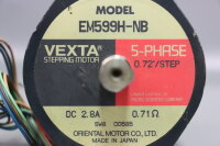Oriental Motor EM599H-NB Vexta 5 Phasen Schrittmotor 0,72&deg; Used