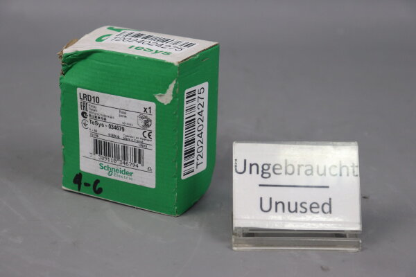Schneider Electric Motorschutzrelais LRD10 034679 4-6A Unused OVP