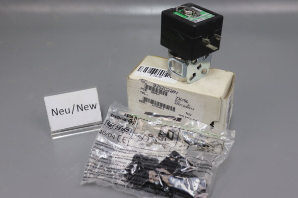 ASCO SCB262C226V Stainless Steel 230/50 unused OVP
