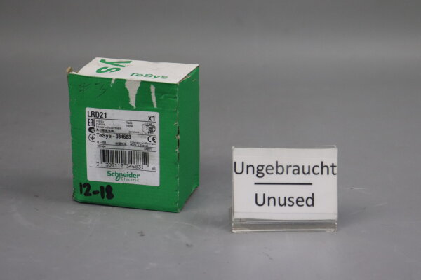 Schneider Electric LRD21 Motorschutzrelais 034683 12-18A Sealed