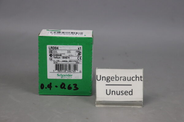 Schneider Electric LRD04 Motorschutzschalter LRD 04 034674 0.63A Sealed