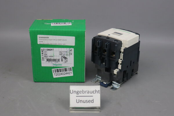 Schneider Electric LC1 D80F7 Sch&uuml;tz 044078 37kW 460V Unused OVP