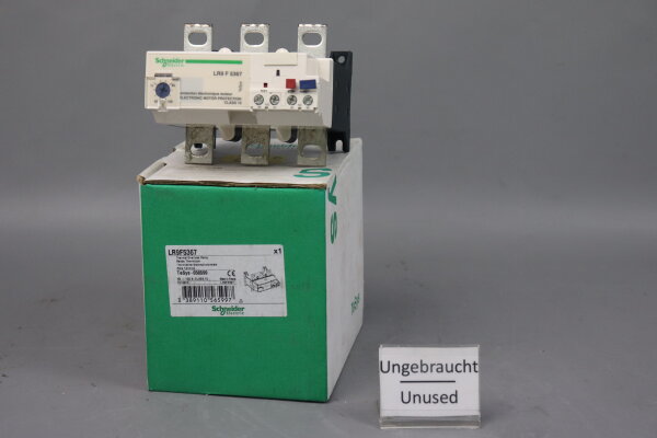 Schneider Electric LR9F5367 Thermische Motoschutzrelais 056599 Unused OVP
