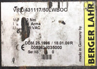 Berger Lahr VRDM31117/50LWBOO Motor used