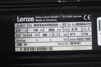 Lenze MDSKARS056-22 Servomotor 00385472 2Nm 3950U/min 0,8KW 140Hz 2,4A 390V Used