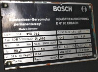 Bosch SD-B5.380.020-01.000 Servomotor 8 kW used