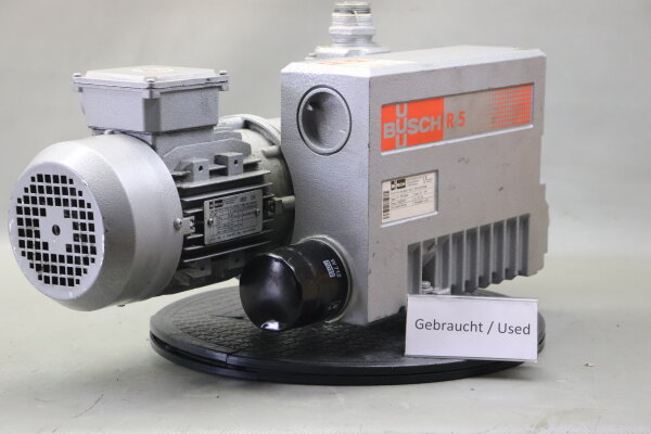 Busch RA 0025 F 503 Vakuumpumpe 0,1mbar 1L + Motor MS2 802-4 B14B Used