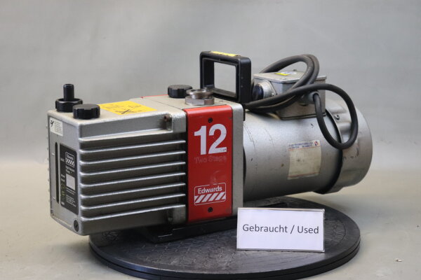 Edwards E2M-12 Vakuumpumpe E2M12 2-Stufe + Motor BC2212 50Hz 1425U/min Used