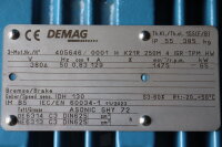 DEMAG VEM 405646/0001 H K21R 250M 4 IGR TPM HW...
