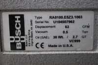 BUSCH RA0100.E5Z3.1003 Vakuumpumpe RA 0100 E5Z3 1003...