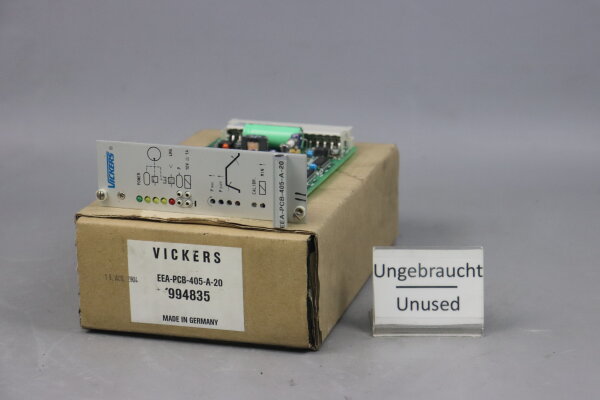 Vickers EEA-PCB-405-A-20 Control Board 994835 04/H04 Unused OVP