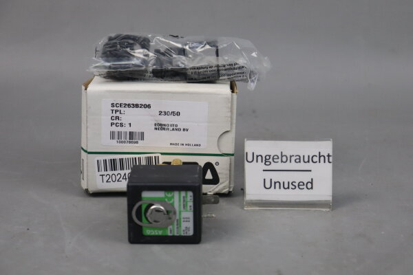 ASCO SCE263B206 230/50 Magnetventil 3/8 Pipe 6,5bar Unused OVP