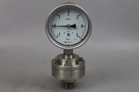 Baumer MEX5D30B77 Manometer EN 837-1 -1+5bar Unused OVP