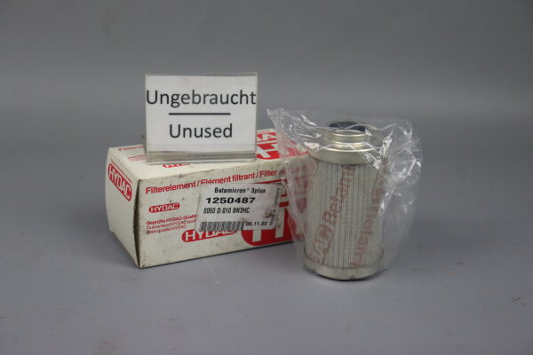 Hydac 0060 D 010 BN3HC Filterelement 1250487 0060D010BN3HC unused OVP
