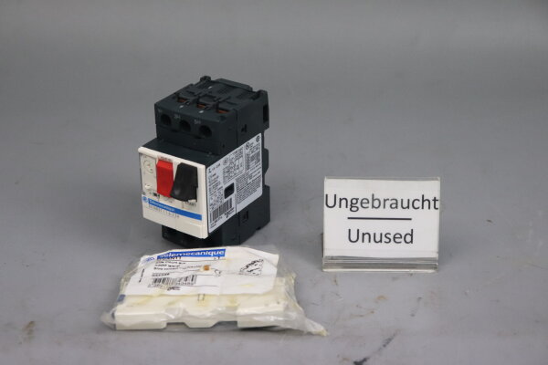 Telemecanique GV2ME07 1,6-2,5A Sch&uuml;tz 034307 + GVAN11 034348 NA+NC Unused