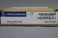 Hirschmann Transceiver MINI-UTDE-RJ45 943270-002 943270002 Unused in OVP