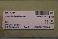 Advantech EKI-1224-BE 4-Port Modbus Gateway 12-48VDC 0,7A Max Unused OVP