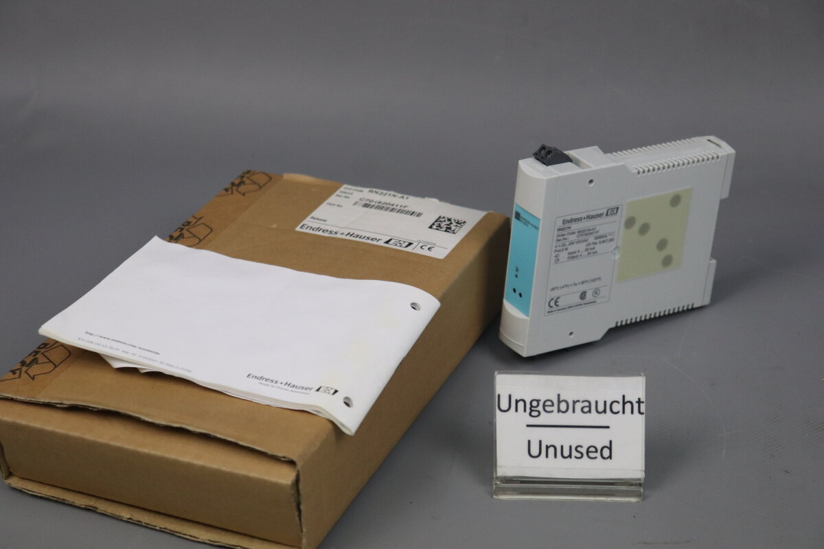 Endress+Hauser RN221N – Speisetrenner Für Messumformer – NEU Endress Hauser RN221N Speisetrenner