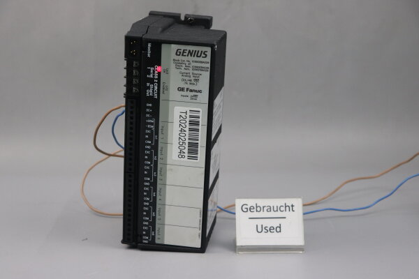 GE FANUC IC660BBA026 Analog input Block IC660TBA026K 24VDC 7A Used