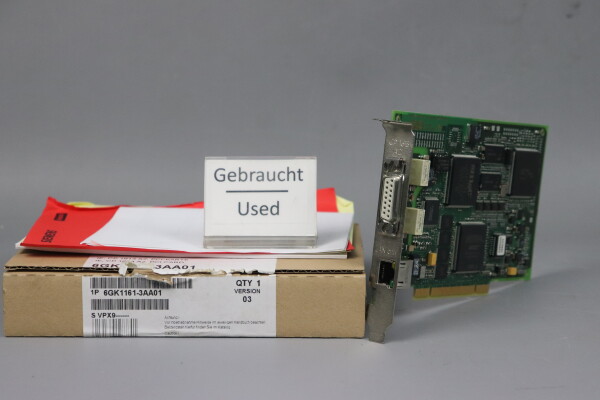 Siemens 6GK1161-3AA01 Kommunikationsprozessor  CP 1613 A2 PCI-Karte E.03 Used