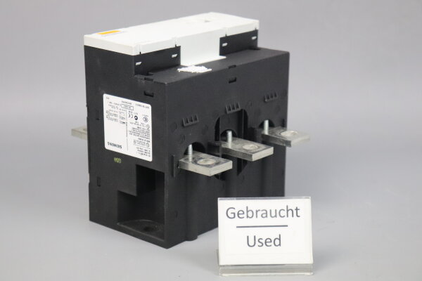 Siemens 3UF7104-1BA00-0 Stromerfassungsmodul 50/60Hz 6kV 600VAC 36-360A Used