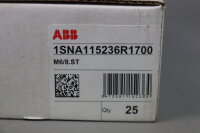 ABB M6/8.ST Reihenklemme 1SNA115236R1700 25St&uuml;ck 630V-30A Unused OVP