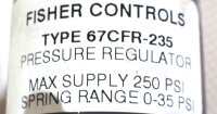 Fisher Controls Type 67CFR-235