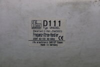 IFM Electronic D111 Frequenz-Strom-Wandler DW0001 230V 40-60Hz WN60EL Unused OVP