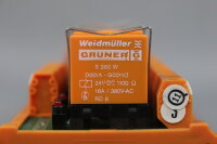 Weidm&uuml;ller RSM16 Relaiskoppel 111376 24V/DC GEM. Unused