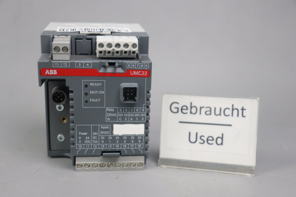 ABB 1SAJ510000R0600 Universal Motor Controller UMC22-FBP.0 A1 + UMC-PAN Used