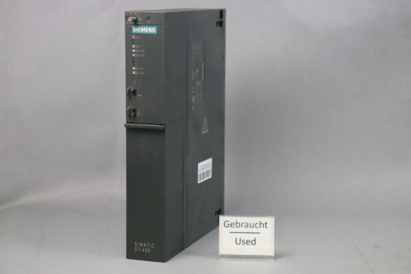 Siemens 6ES7 405-0KR02-0AA0 SIMATIC S7-400 Stromversorgung E:5 PS 405 10 R Used