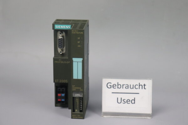 Siemens 6ES7 151-1BA02-0AB0 Interface-Modul ET200S IM 151-1 Used