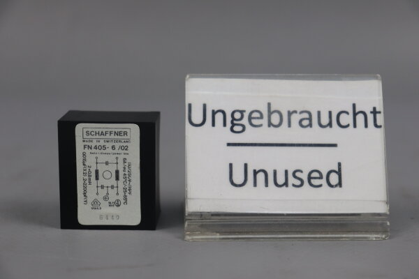 Schaffner FN 405-6/02 Netzfilter 6A 110/250V Unused