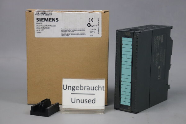 Siemens 6ES7 322-5HF00-0AB0 Analog Output Module E:13 Unused OVP