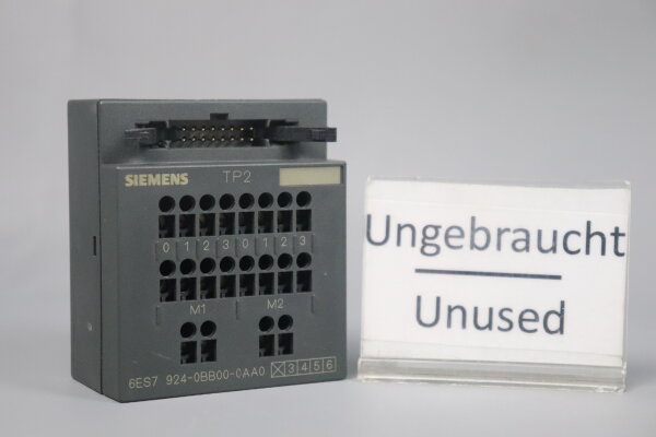 Siemens 6ES7 924-0BB00-0AA0 Klemmenblock TP2 E:02 Unused