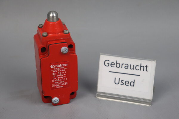 Crabtree BS4794 Endschalter IEC 337-1 500V Used