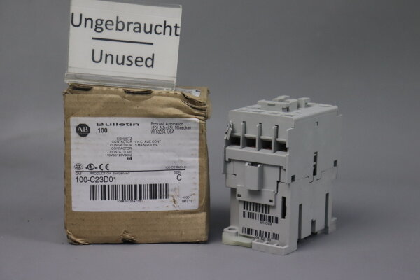 Allen Bradley 100-C23D01 Sch&uuml;tz 110V 120V Ser.C 100-C23*01 Unused OVP