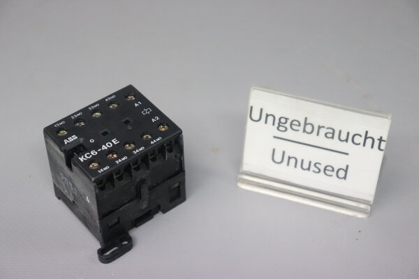 ABB KC6-40 E Hilfssch&uuml;tz 24 VDC KC640E Unused