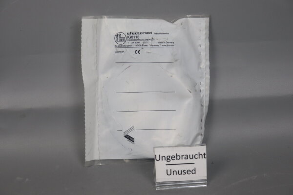 IFM IG6118 IGK3008BBPKG/0,47M/PH/DT Induktiver Sensor Unused OVP
