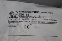 IFM IG6118 IGK3008BBPKG/0,47M/PH/DT Induktiver Sensor Unused OVP