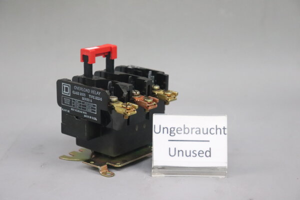 Square D 9065 SEO-5 Thermal Overload Relay 120-600VAC 3AMPS Unused