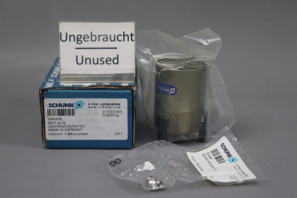 Schunk MPZ 45 IS Zentrischgreifer MPZ45IS 340532 340N 5mm Unused OVP